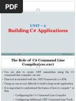 Building C# Applications: Unit - 2