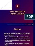 Subconsultas de Várias Colunas