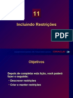 Incluindo Restrições