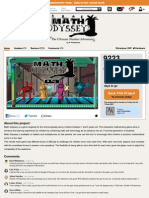 Math Odyssey GameStarter Page