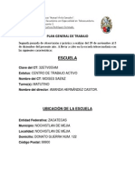 Plan General de Trabajo Telesecundaria