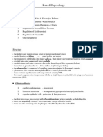 Renal Physiology