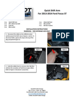 Quick Shift Arm Instructions