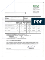 Certificado de Calibracion