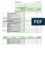 Lista de Chequeo Isoc9001