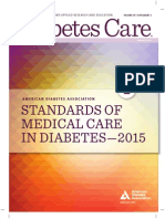 Standards of Medical Care in Diabetes 2015