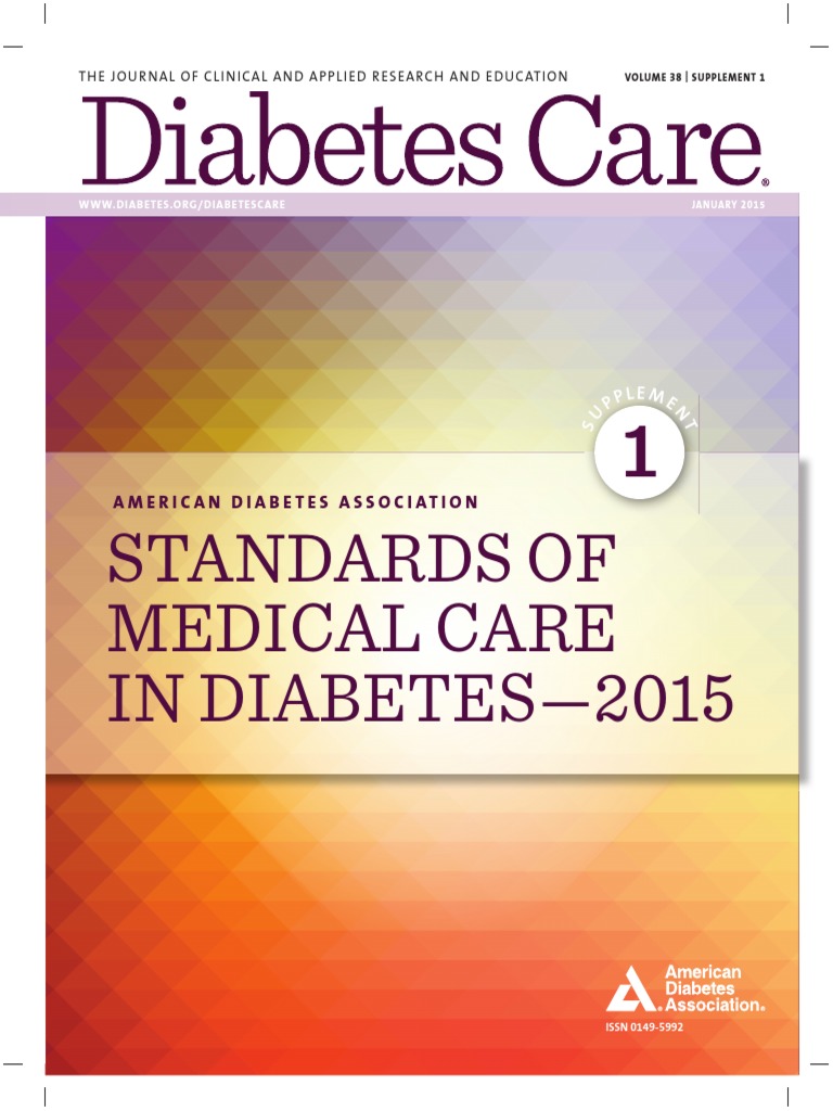 Standards of Medical Care in Diabetes 2015 PDF Diabetes Mellitus