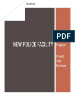 New Police Facility: Conceptual Design and Program Project Cost Estimate