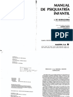 Ajuriaguerra de J - Manual de Psiquiatria Infantil - Ed Masson - 1996