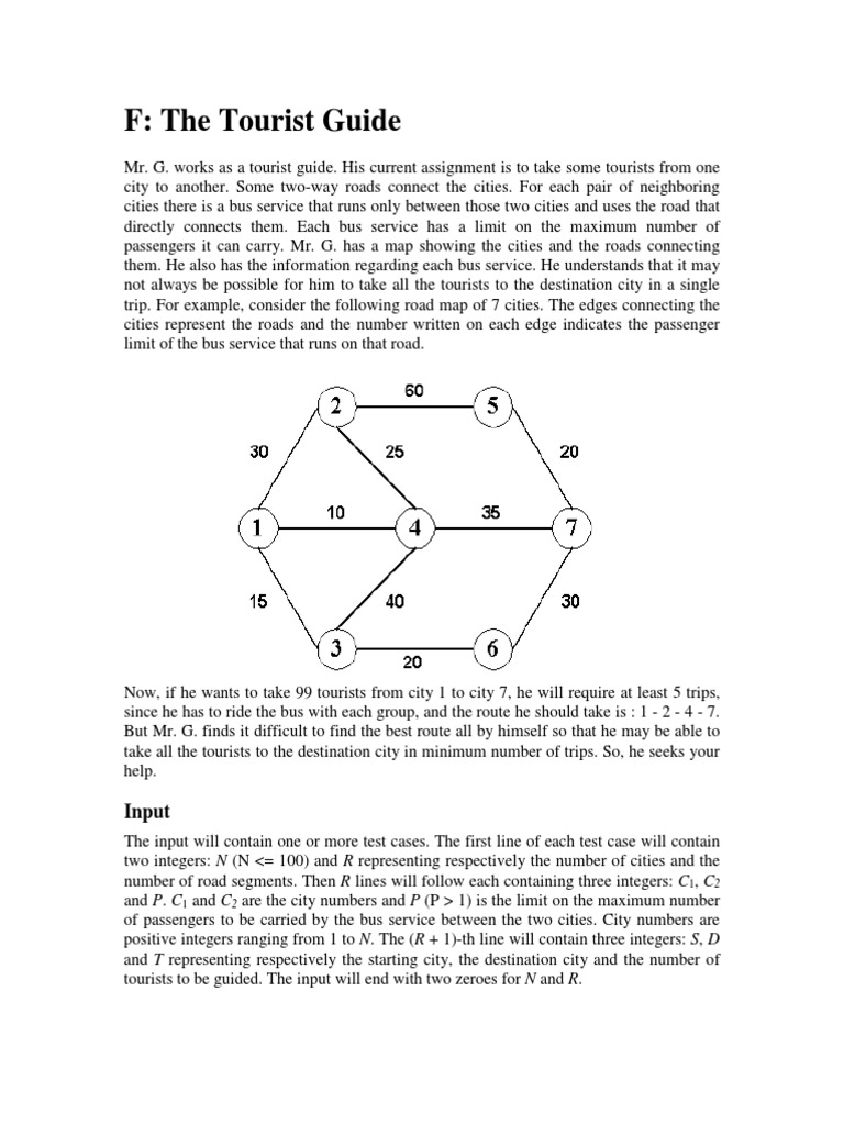 Optimal Tourist Route Planning | PDF