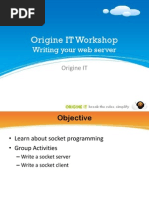 Origine IT Workshop.3.Socket - Programming