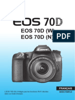 Canon EOS 70D Mode D'Emploi (Français)