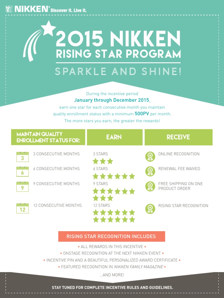 2015 Rising Star Program Rules | PDF | Government | Business