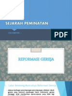 Sejarah Reformasi Gereja