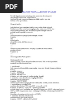 Membangun Firewall Dengan Iptables