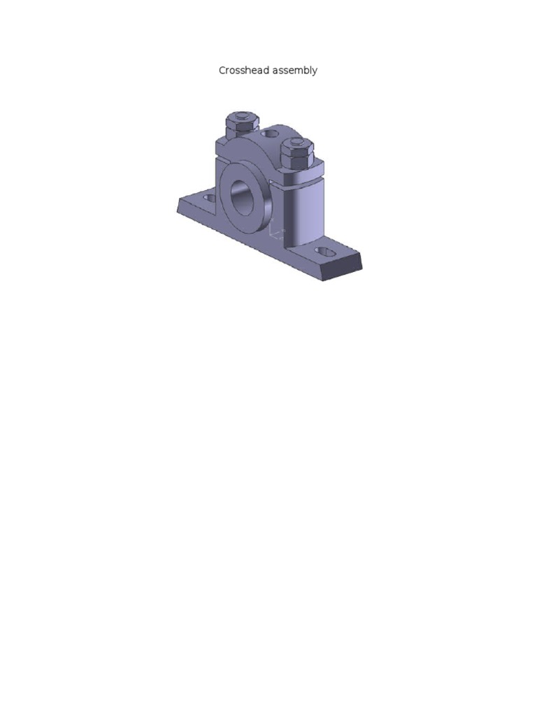 Crosshead Assembly Guide | PDF