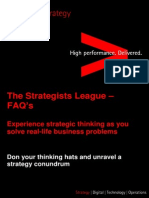 Accenture Strategy - The Strategists League FAQs