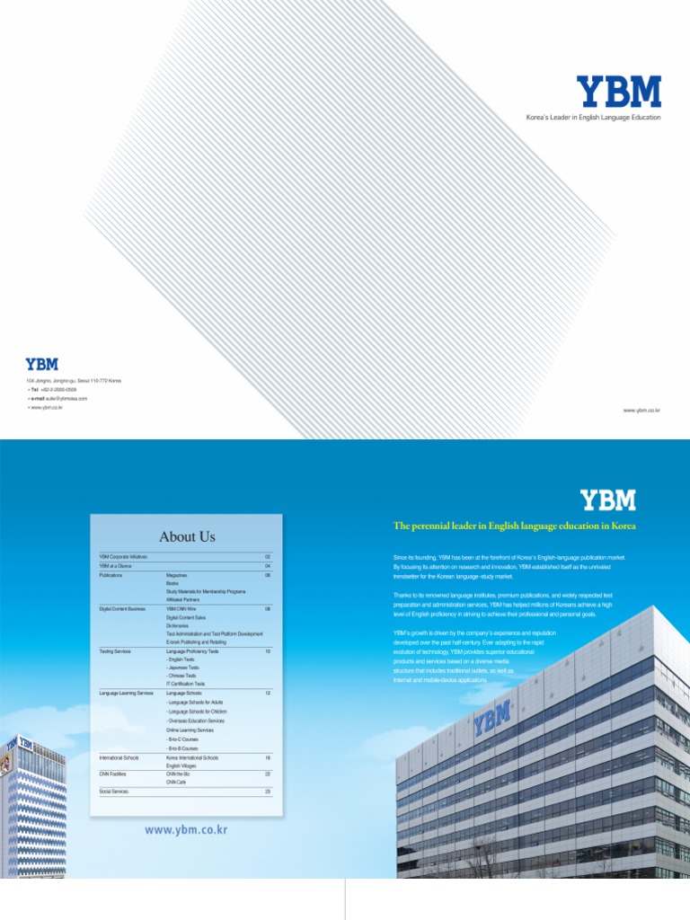 YBM Brochure PDF | PDF