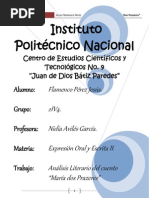 Análisis Literario Del Análisis Literario Del Cuento María Dos Prazeres