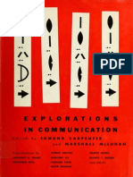 Exploration the Comunicatio - Marshall McLuhan