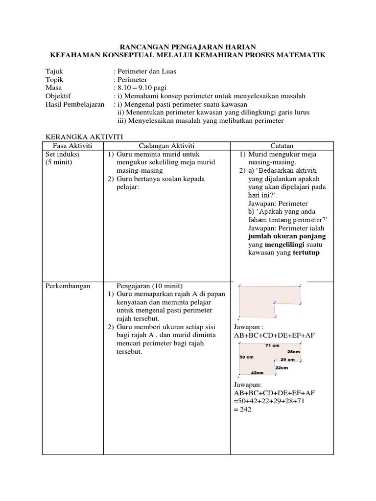 Rph Perimeter Dan Luas Pdf