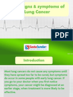 Early Signs & Symptoms of Lung Cancer