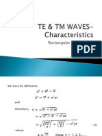 TE & TM WAVES-Characteristics