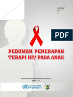 PEDOMAN PENERAPAN TERAPI HIV PADA ANAK