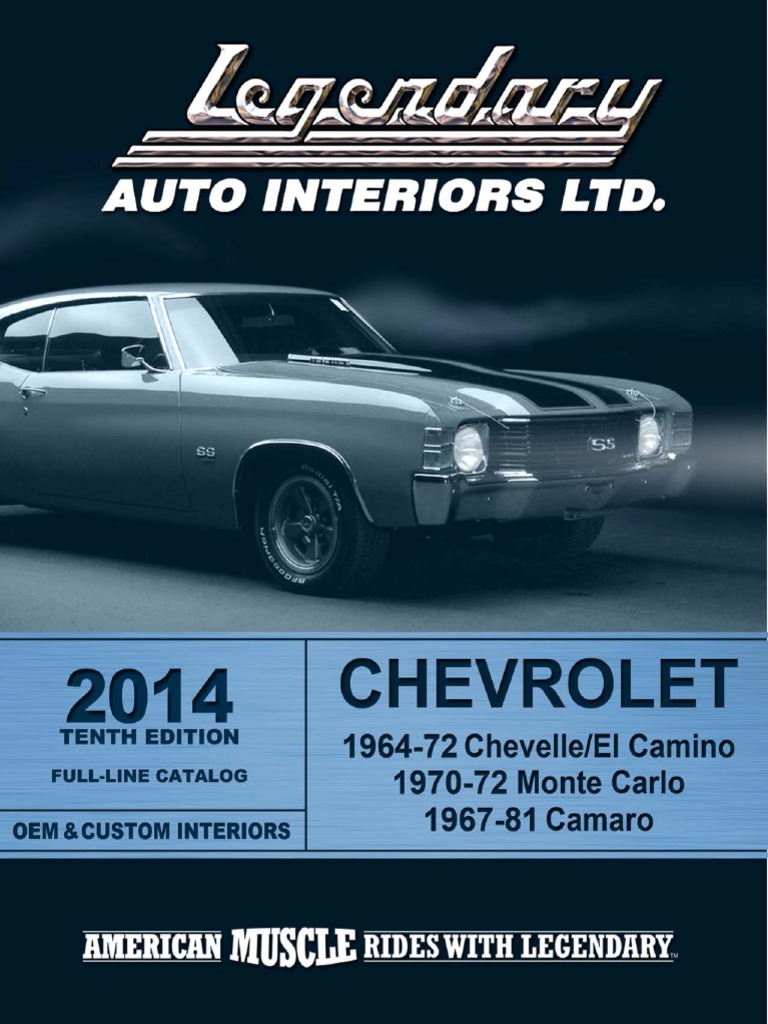 Vintage Car Truck Interior Parts 1966 67 Gto Chevelle