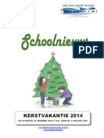Schoolnieuws Kleuterschool en Lagere School - December 2014