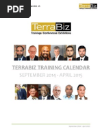 Training Calendar 2014 -