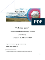 Report on the United Nations Climate Change Sessions, December 2014