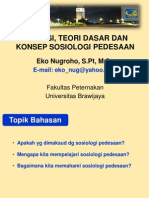 2 PES4001 Definisi Teori Konsep Sosiologi Pedesaan Ganjil 2014 2015 Student Version