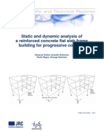 Static and Dynamic Analysis of A Reinforced Concrete Flat Slab Frame Building For Progressive Collapse PDF