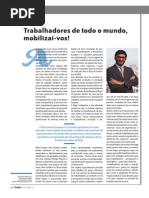 Trabalhadores de todo o mundo