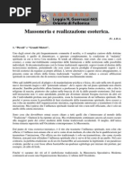 Fr. a.D.a. - Massoneria e Realizzazione Esoterica