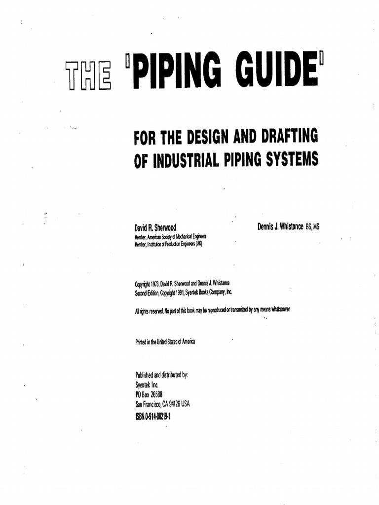 Sherwood Piping Handbook PDF | PDF