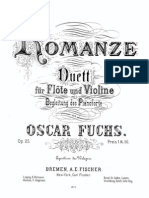 Romanze Fuchs Piano - Score PDF