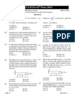 Nucleus Sample Test Paper 2013