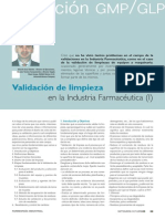 Articulo Validacion de Limpieza en La Industria Farmaceutica (i) Www.farmaindustrial.com