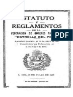 Fopep Estatuto y Reglamentos 1928