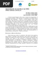 Aprendendo Na Escola e Na ONG -Cortella 2002
