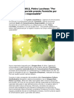 Gruppo Rem Lucchese, green consultancy premio speciale ‘Formiche’ 