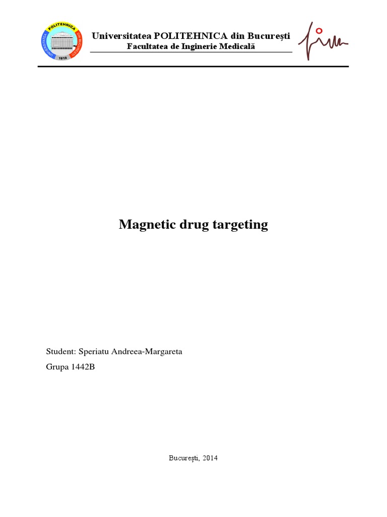 Magnetic Drug Targeting | PDF