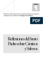 Benedicto Xvi - Reflexiones Del Santo Padre Sobre Los Salmos