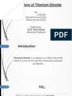 TiO2 Titanium Dioxide Extraction Production Project Presentation