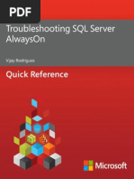 Troubleshooting SQL Server AlwaysOn