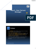 Clear Text and Messages