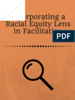 Activity for Incorporating a Racial Equity Lens in Facilitation