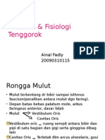 Anatomi & Fisiologi Tenggorok